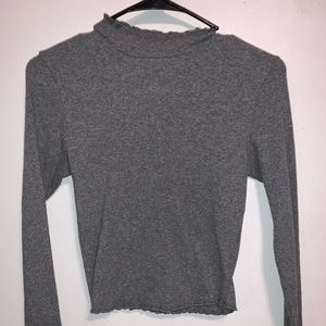Turtle neck crop top